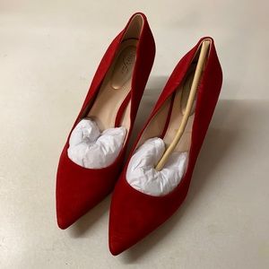 Alfani Step n Flex Red Suede heel